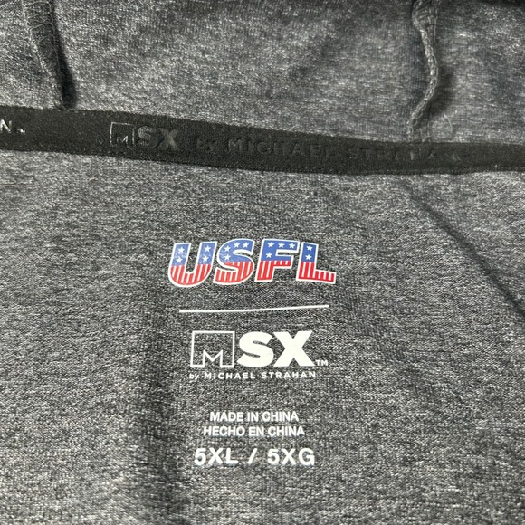 USFL Michigan Panthers MSX Michael Strahan Pullover Hoodie 5XL NWT - Picture 7 of 10